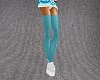 Stockings Fluo Blue