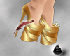 sexy golden slippers