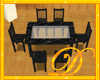 BlackMarble Dining Set