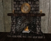Medevil Winter fireplace