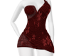 VF red flower dress