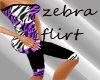 zebra flirt
