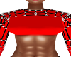 Animated Red Crop Top