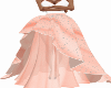 Peach N White Gown