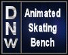 Leather Skating Bench