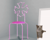 ★ Pink Chrome Chair