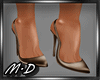 [MD] Brown Satin Heels