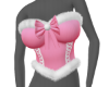 Pink Christmas Corset
