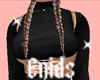 E. Black corset dress