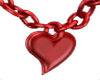Red Heart on Chain