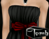 Black Dress-Red Bow