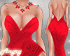 vestido vermelho luxo
