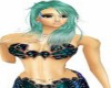 Blue Aqua Hair-marmaid