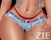 4th July Shorts USA