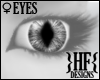 }HF{ Cat Eyes - Slvr [F]