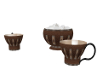 Coffee Cups & Sugar Tray