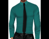 Shirt And Tie Green