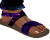Afican Purple Sandals