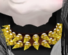 F Spiked gold Collar V2