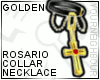 Golden Rosary Collar