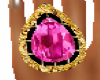 Pink Sapphire Ring Left