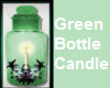Bottle Candle Green