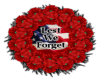USA Poppy Wreath