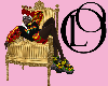 Queen Throne Avi Gold