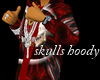 [K]Red Skull Hoody