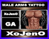 MALE ARMS TATTOO