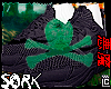 black sports sneakers