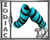 Andrew teal arm warmers