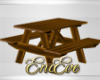 Enc. Gold Picnic Table