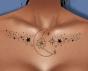 Moon & Stars Tattoo