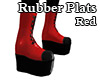 Rubber Plats F red