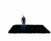 (SS)blackFur Rug