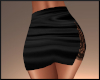 black satin skirt