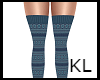 Blue Long Socks - KL