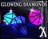 Glowing Diamonds