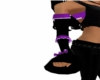Black purple sleeves F