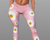 pink daisy trousers