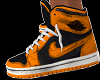 Orange Jordans Female