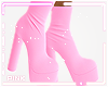 ♔ Boots ♥ Pink