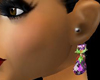 animated multi earrings