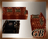 [GB]brown leather sofa