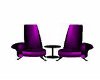 Purple Double Chairs