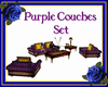 Purple Couches Set