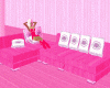 Luxury Pink Sofa Set