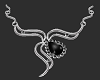 Silver & Black Necklace