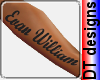 Evan William arm tattoo